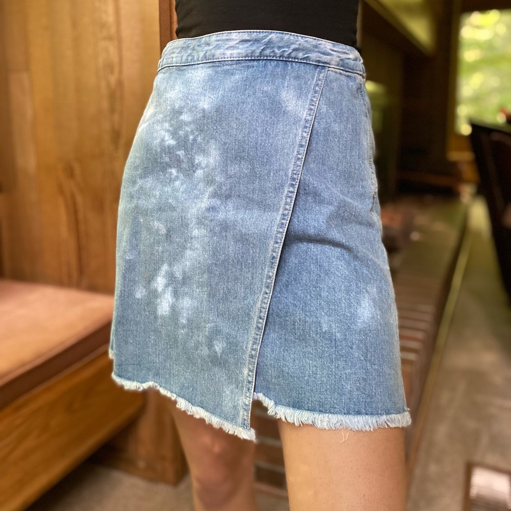 LOFT Denim Miniskirt